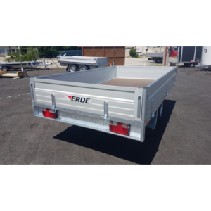 Rimorchio con sponde Erde EXPERT XR402F (fino a 2500 kg)