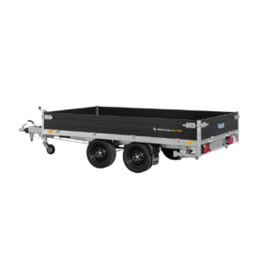 Rimorchio pianale con sponde Saris 306×170 Black Edition (1750 – 2700 kg)