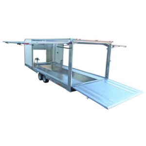 Rimorchio trasporto auto carenato Cresci FAE25L (fino a 3000 kg)
