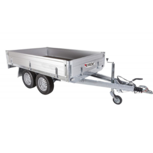 Rimorchio con sponde Erde EXPERT XR302F (fino a 2500 kg)