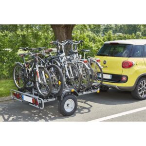 Portabiciclette da gancio traino Mottez per 6 biciclette