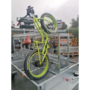 Rimorchio trasporto biciclette 10 posti MTB / E-Bike (500 – 750 kg)