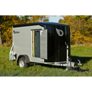 Rimorchio furgonato Debon C255 V2 ALU (porta laterale – 750/1300 kg)
