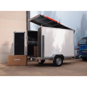 Rimorchio furgonato Jalon JCC750 2400 (750 kg)