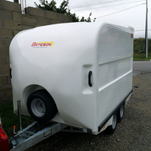 Rimorchio furgonato Bateson 120V (750 kg – doppio asse)